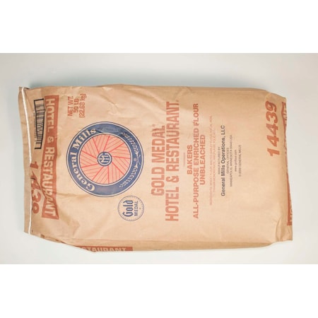 Gold Medal Hotel & Restaurant Bakers Flour AP Enriched Unbleached Flour 50lbs 16000-14439